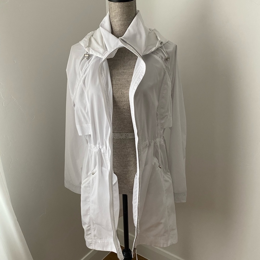 Athleta White rain jacket